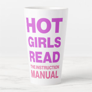 Funny Bold Typography Sarcastic Bookworm Reading  Latte Mug