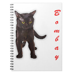 Funny Bombay Cat Japan Gift For Dad Mum Brother Notebook