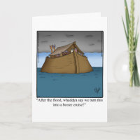 Funny Bon Voyage Greeting Card