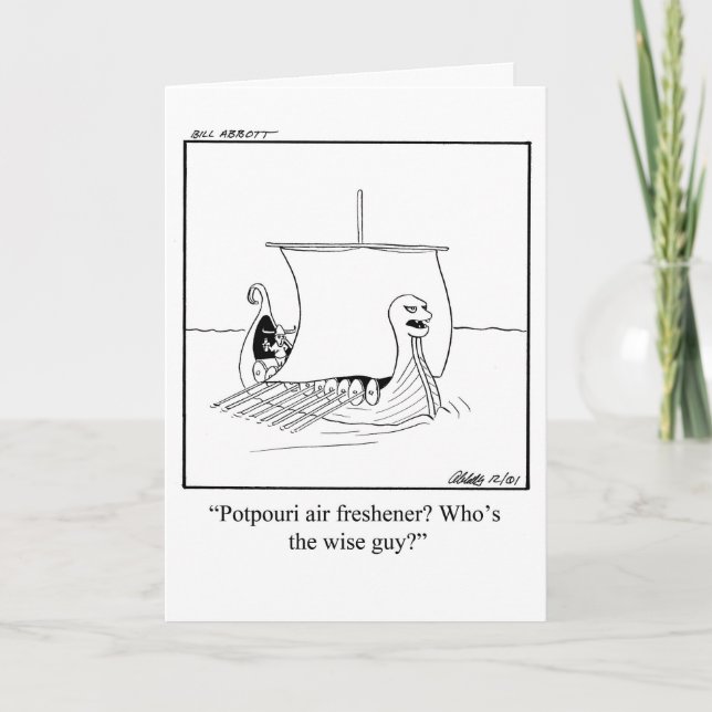 Funny Bon Voyage Greeting Card  (Front)