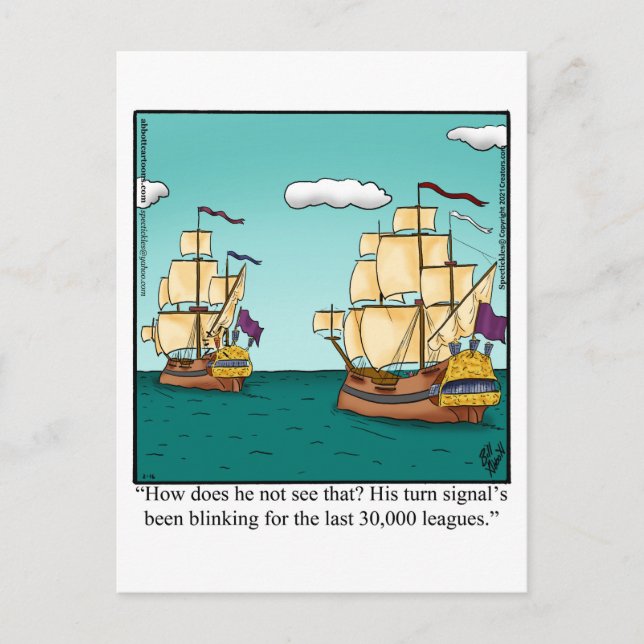 Funny Bon Voyage  Postcard (Front)