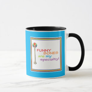 Funny bones mug paediatrician doctor gift