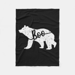 Funny Boo Bear Nickname Matching Shirt Fleece Blanket