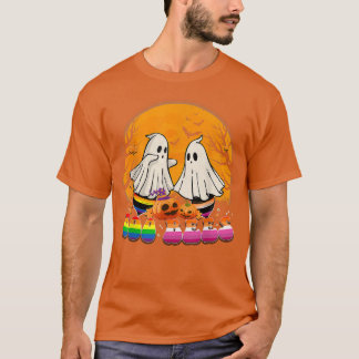 Funny Boo Bees Gay Lesbian Boo LGBT Halloween Come T-Shirt