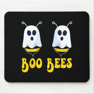 Funny Boo Bees Halloween Costume Humour Spooky Bee Mouse Pad