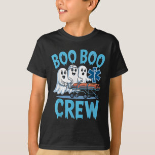 Funny Boo Boo Crew Emt Nurse Halloween Costumes Me T-Shirt