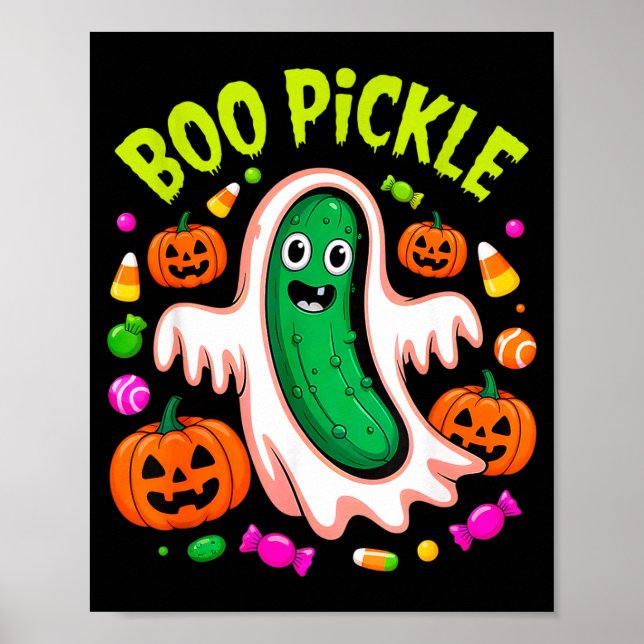 Funny Boo Ckle Halloween Party Costume Soky  Poster (Front)