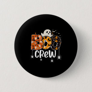Funny Boo Crew Ghost Lover Matching Halloween Men 6 Cm Round Badge