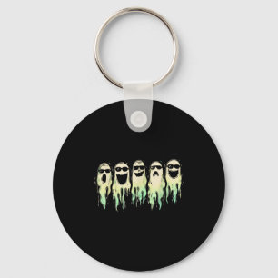 Funny Boo Cute Ghost Halloween Soky Fall Season Vi Key Ring