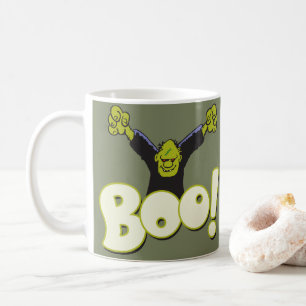 Funny BOO Frankenstein Monster Halloween Coffee Mug