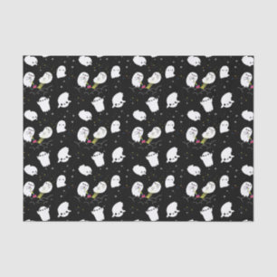 Funny Boo Halloween Ghost Adventure Treasure Hunt Tissue Paper