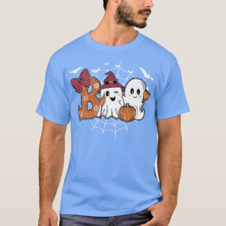 Funny Boo Halloween Pumpkin Ghost Costume T-Shirt