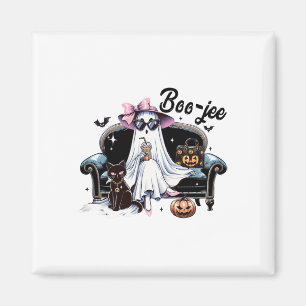 Funny Boo Jee Ghost Halloween Boo Jee Ghost Spooky Magnet