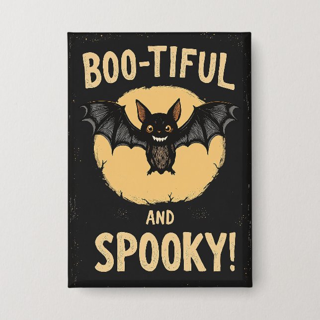 Funny Boo-tiful and Spooky Bat Halloween (Front)