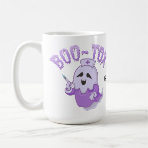 Funny Boo-Tox Nurse Ghost Halloween Medical Humor Coffee Mug