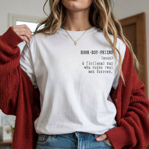 Funny BOOK·BOY·FRIEND Shirt – Book Lover Gift
