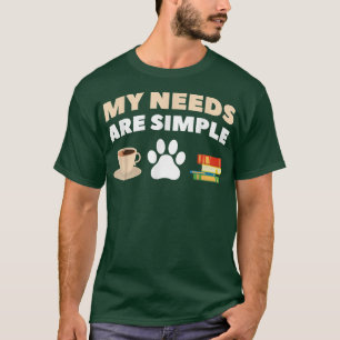 Funny book lover Coffee Dog Book432 T-Shirt