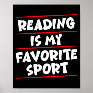 Funny book lover quote read library motivation poster
