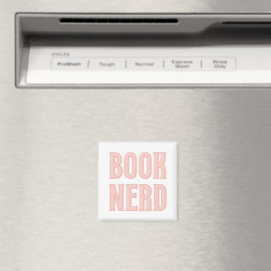 Funny Book Lover Quote Typography Magnet