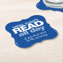 Funny Book Lover Read All Day Modern Typography