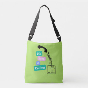 Funny Book Lover Reading Quote Crossbody Bag