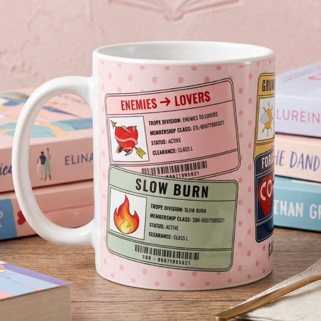 Funny Book Lover Romance Gift Coffee Mug (Creator Uploaded)