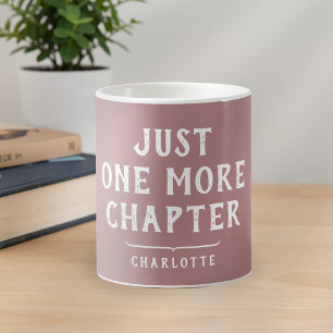 Funny Book Lover's Saying Quote Personalised Coffee Mug