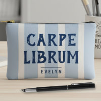 Funny Book Lover's Saying Striped Custom