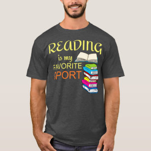 Funny Book Lovers Shirt Reading Is My Favourite Sp