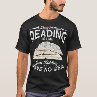 Funny Book Nerd Librarian Gift T-Shirt