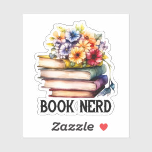 Funny book nerd reading lovers