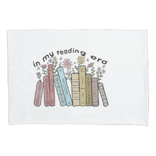 Funny Book Reader Quote In My Reading Era Groovy L Pillowcase