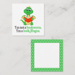 Funny Book Reading - Bookworm Card