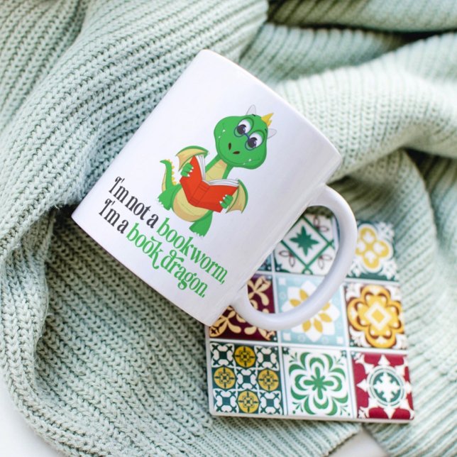 Funny Book Reading - Bookworm Coffee Mug (Creator Uploaded)