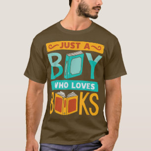 Funny Book Reading Graphic Boys Men Book Lovers Li T-Shirt