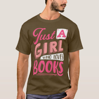 Funny Book Reading Graphic Women Girls Book Lovers T-Shirt