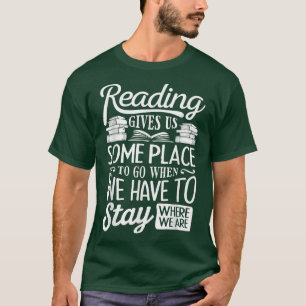 Funny Book Reading Graphic Women Men Book Lovers L T-Shirt