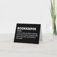 Funny Bookkeeper Definition