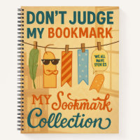 Funny Bookmark Collection Notebook – Book Lover Gi