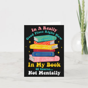 Funny Books Sarcastic Quote Book Lover Reading Card