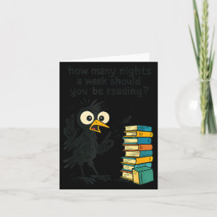 Funny Bookworm 6 7 Meme Design _ Reading Nights Hu Card