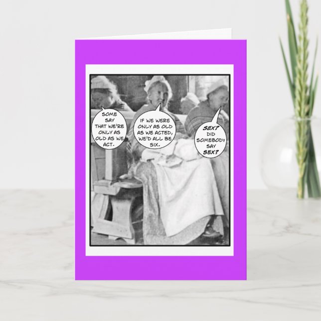 Funny BOOMER Women’s  Birthday Card (Front)