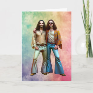 Funny Boomers Birthday   Hippies Card