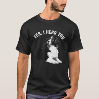 Funny Border Collie Art Men Women Puppy Border Col T-Shirt