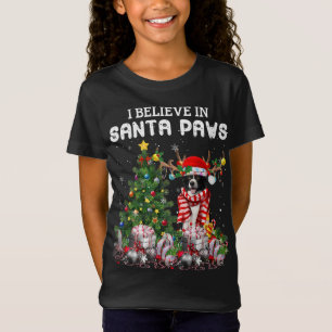Funny Border Collie Dog Christmas Tree Christmas P T-Shirt