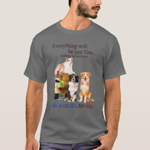 Funny Border Collie Retro Style Gift For Dog Lover T-Shirt