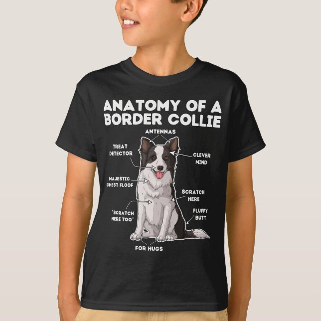 Funny Border Collie T-Shirt (Front)