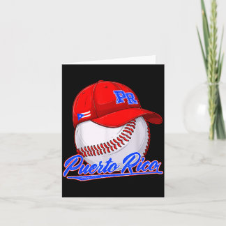 Funny Boricua Puerto Rican Puerto Rico Baseball Card