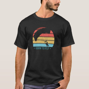 Funny Born to Fly - Oh Chute , Funny Skydiving , V T-Shirt