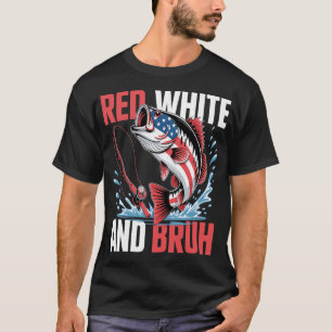 Funny Born To Go Fishing Bass Fish Fisherman Boys  T-Shirt
